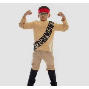 Kids Jungle Fighter Halloween Costume Size 3-4. NEW